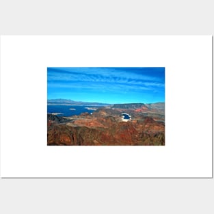 Hoover Dam Lake Mead Arizona Nevada America Posters and Art